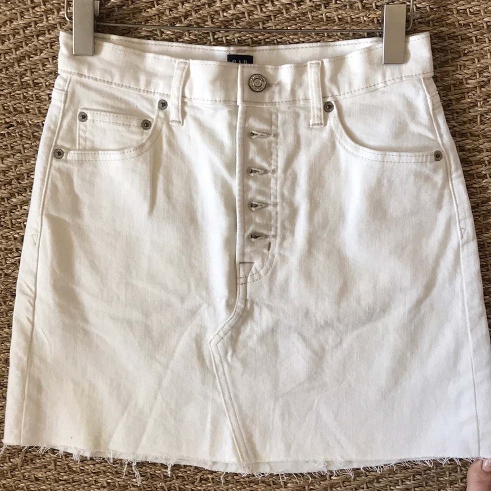 GAP denim mini skirt